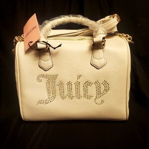 Juicy Couture Angel Off White Satchel NWT